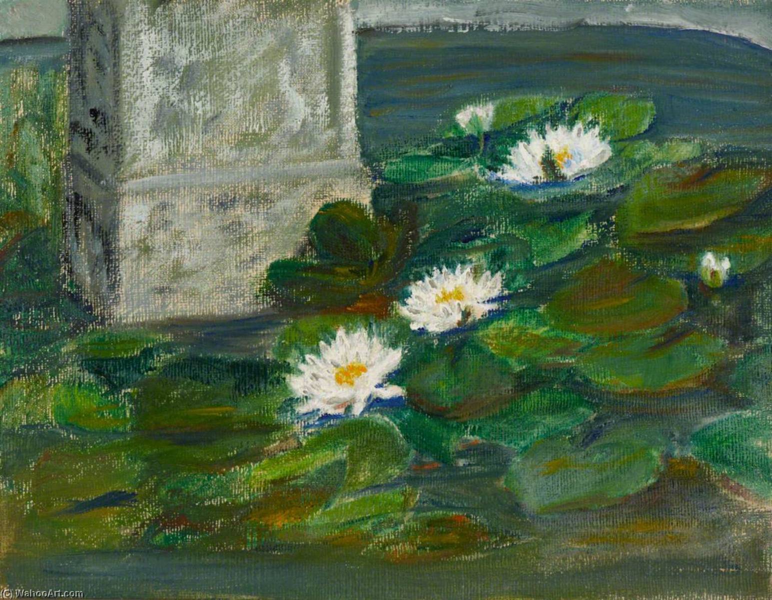 Waterlilies (recto) — Myfanwy Baker