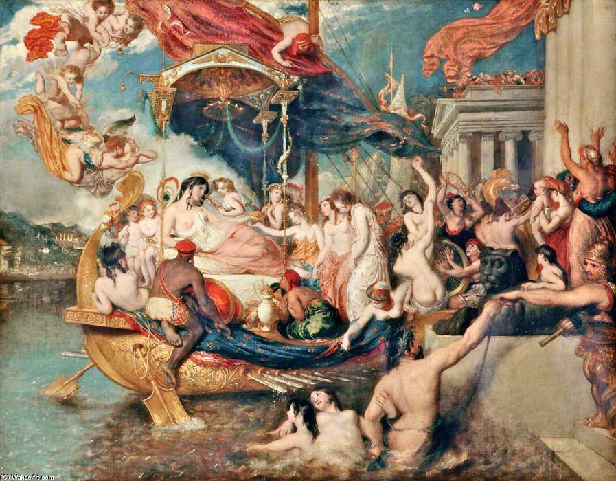 Cleopatra's Arrival In Cilicia — William Etty
