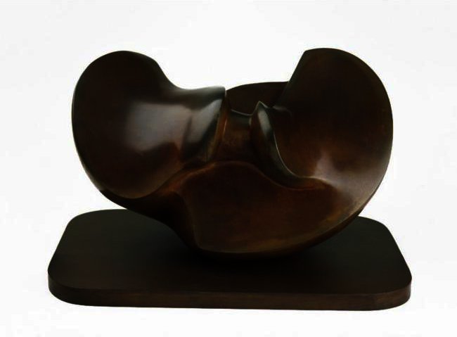 Working Model For Divided Oval; Butterfly — Henry Moore