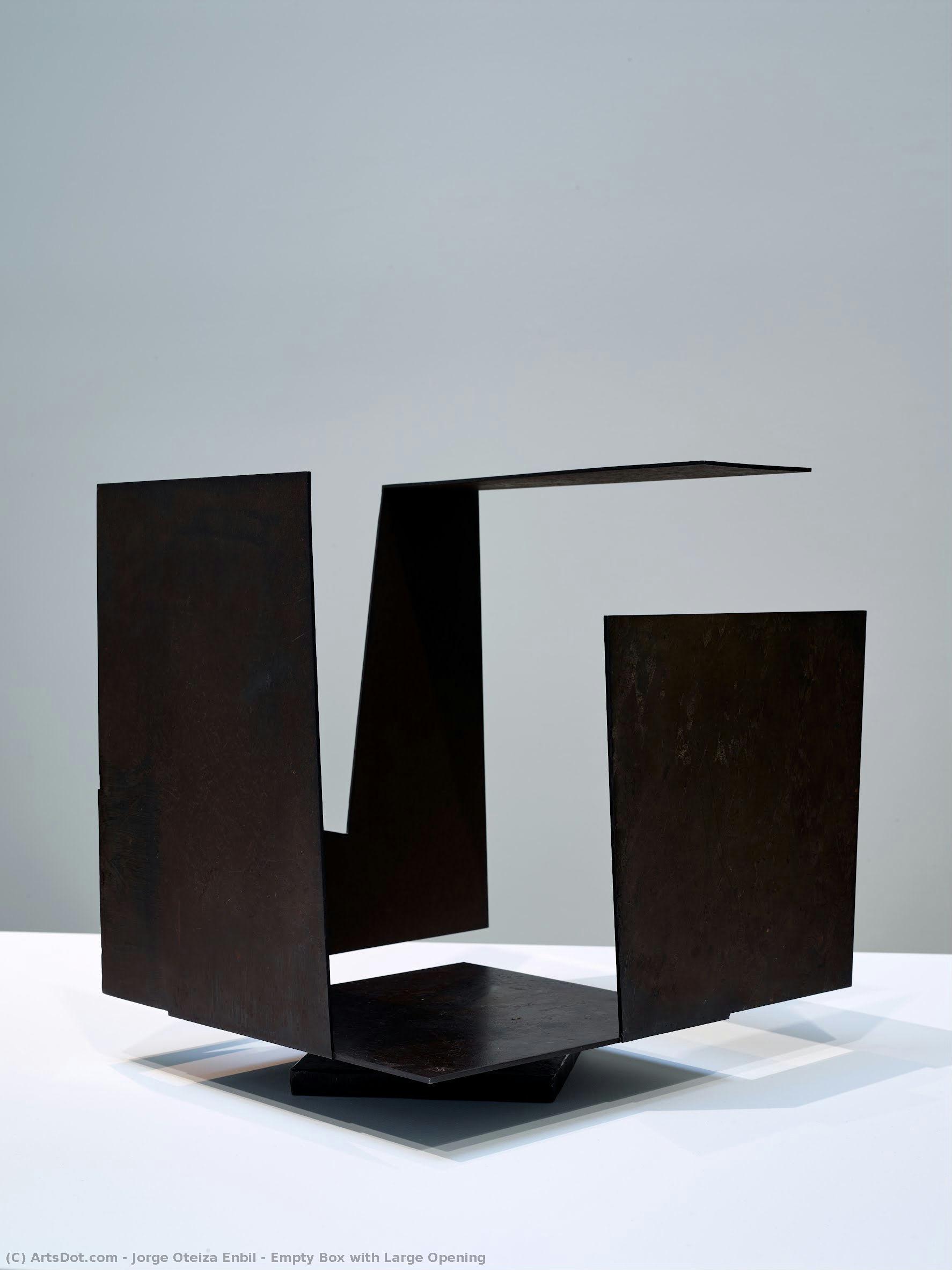 Empty Box With Large Opening — Jorge Oteiza Enbil