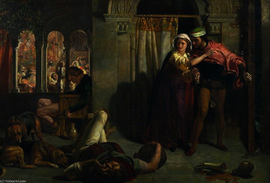 The Eve Of Saint Agnes — William Holman Hunt