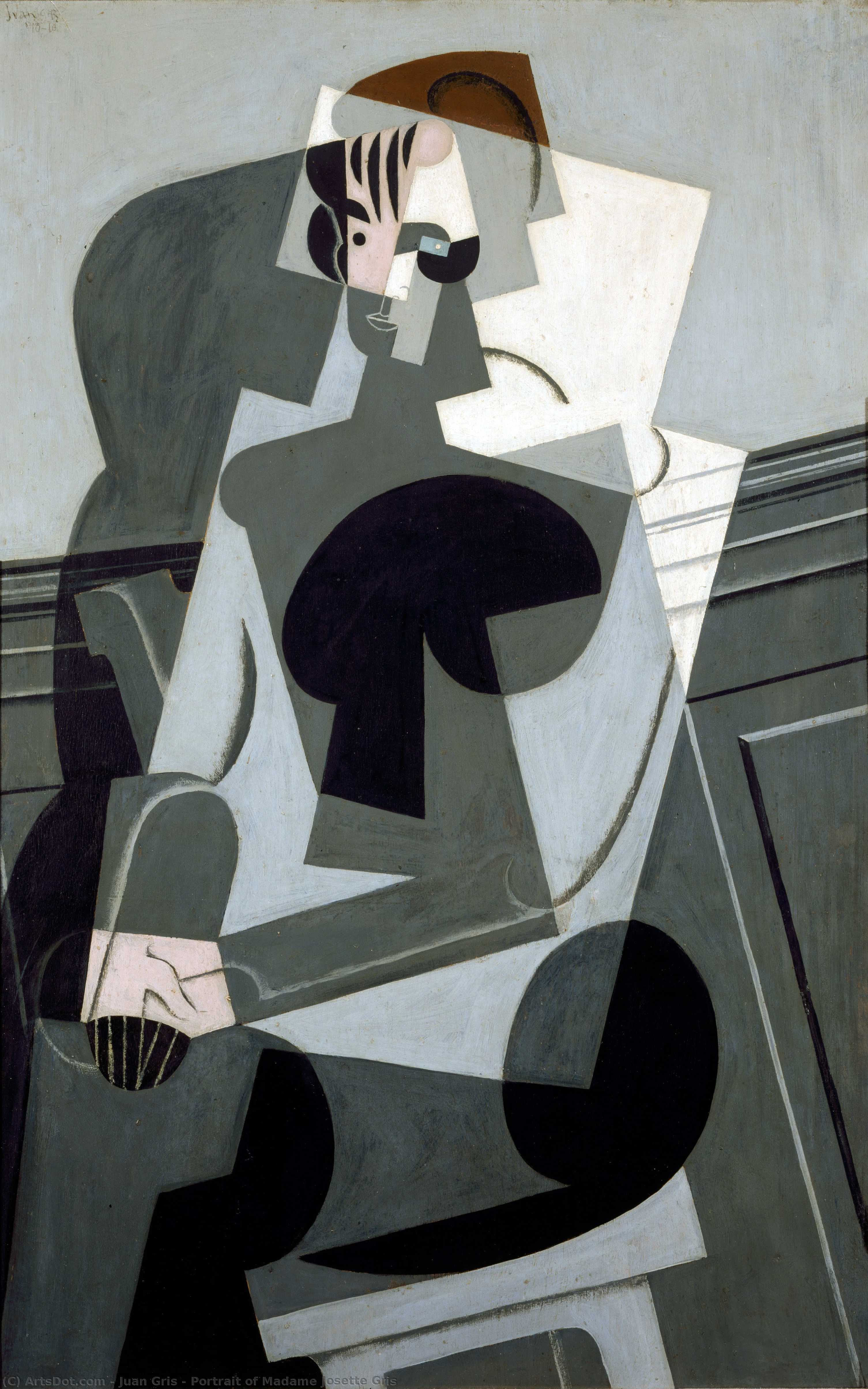 Portrait Of Madame Josette Gris — Juan Gris