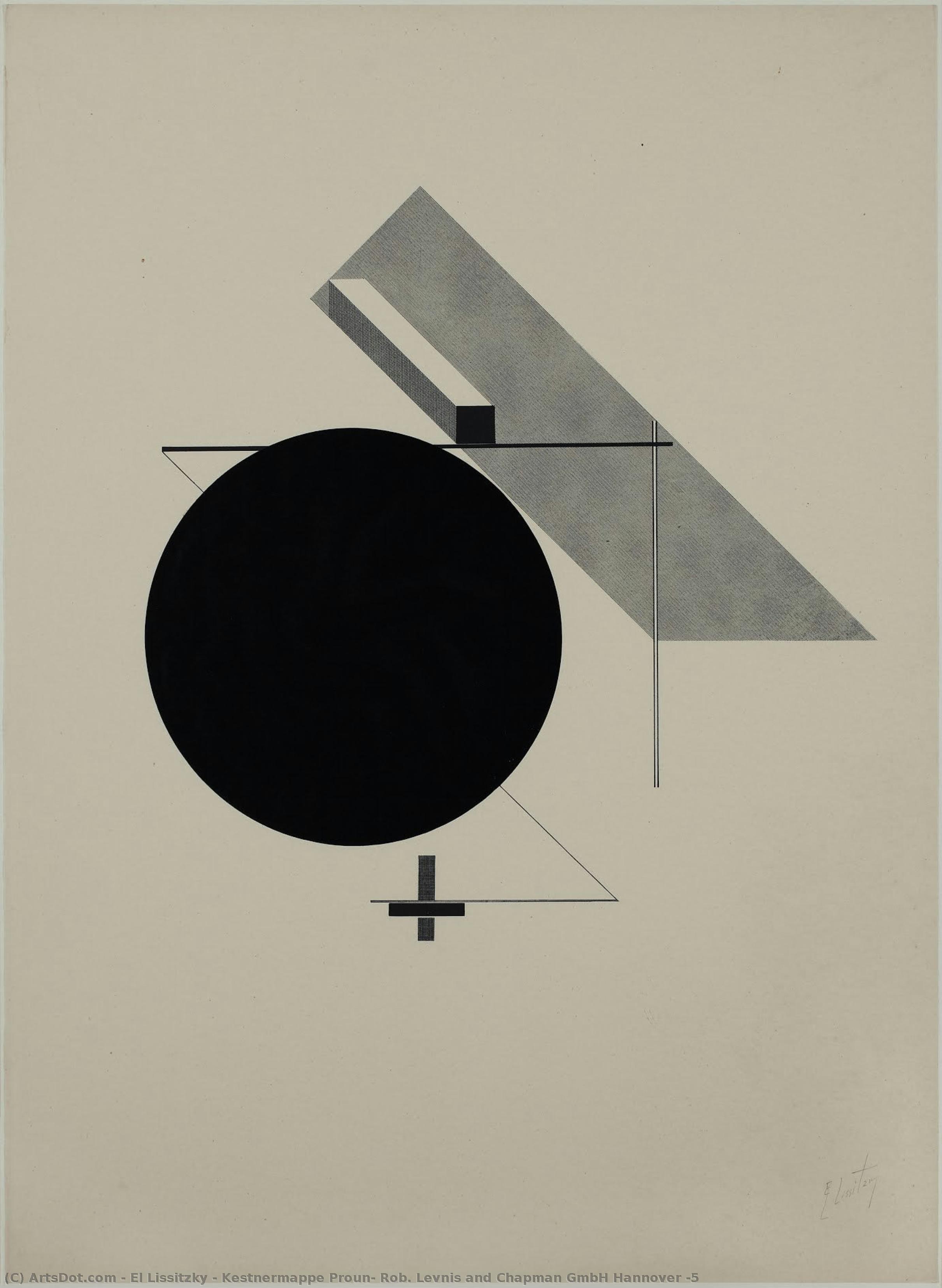 Kestnermappe Proun, Rob. Levnis And Chapman Gmbh Hannover #5 — El Lissitzky