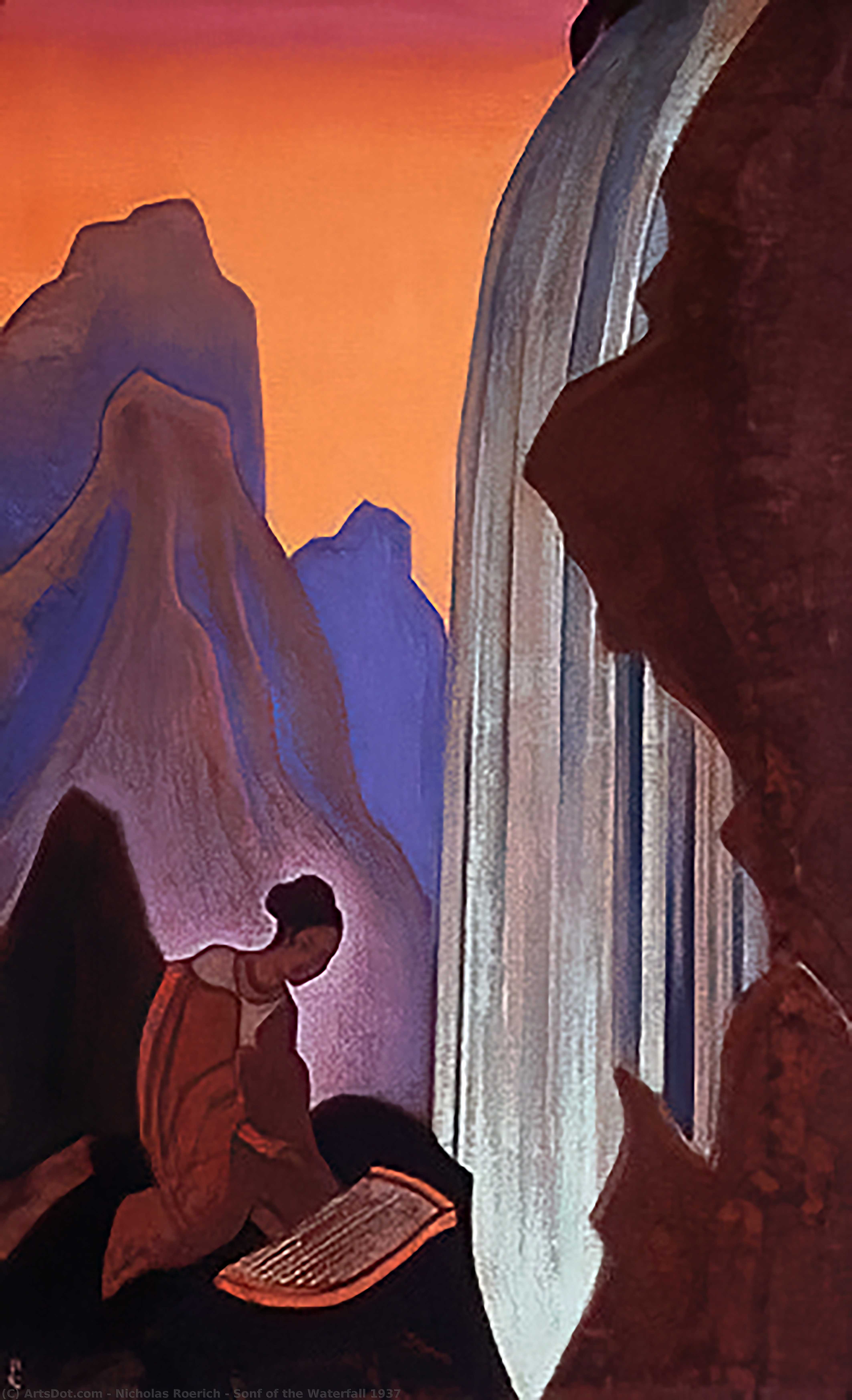 Sonf Of The Waterfall 1937 — Nicholas Roerich