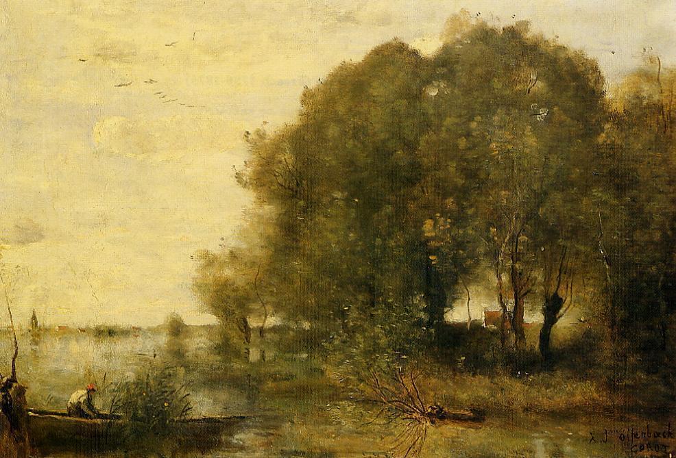 Wooded Peninsula — Jean-baptiste-camille Corot