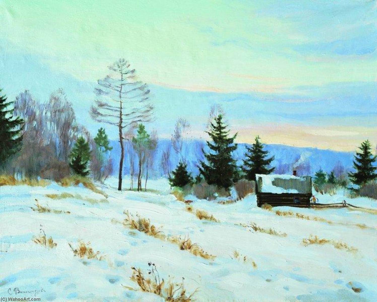 Early Spring Evening — Sergey Arsenievich Vinogradov