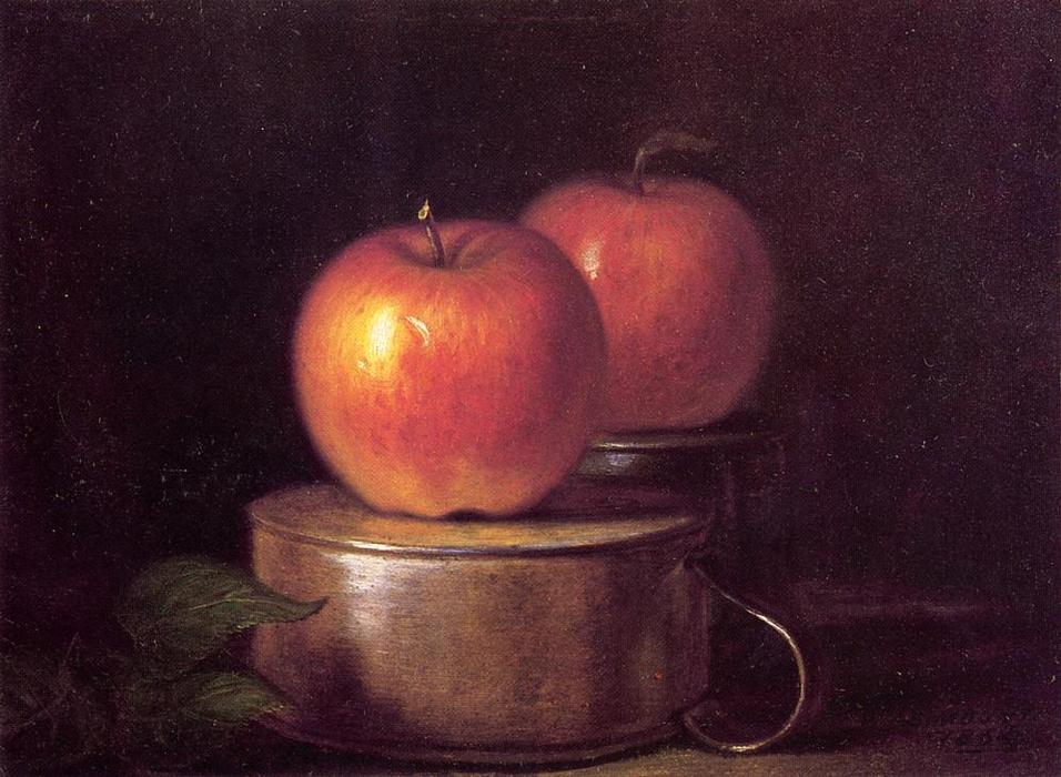 Fruit Piece: Apples On Tin Cups — William Sidney Mount