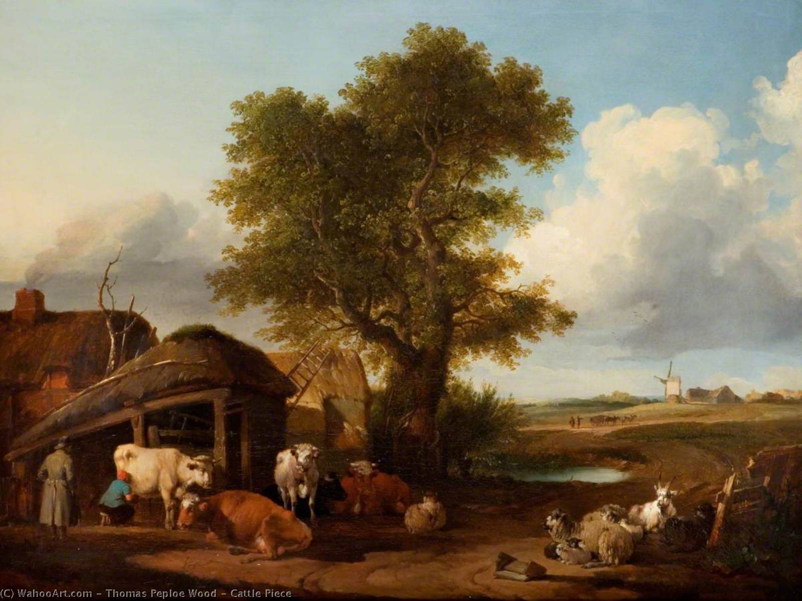 Cattle Piece — Thomas Peploe Wood
