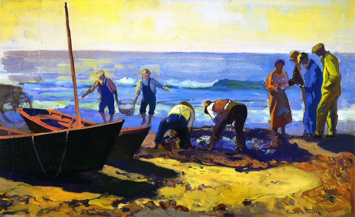 Fishing At Laguna — Franz Bischoff