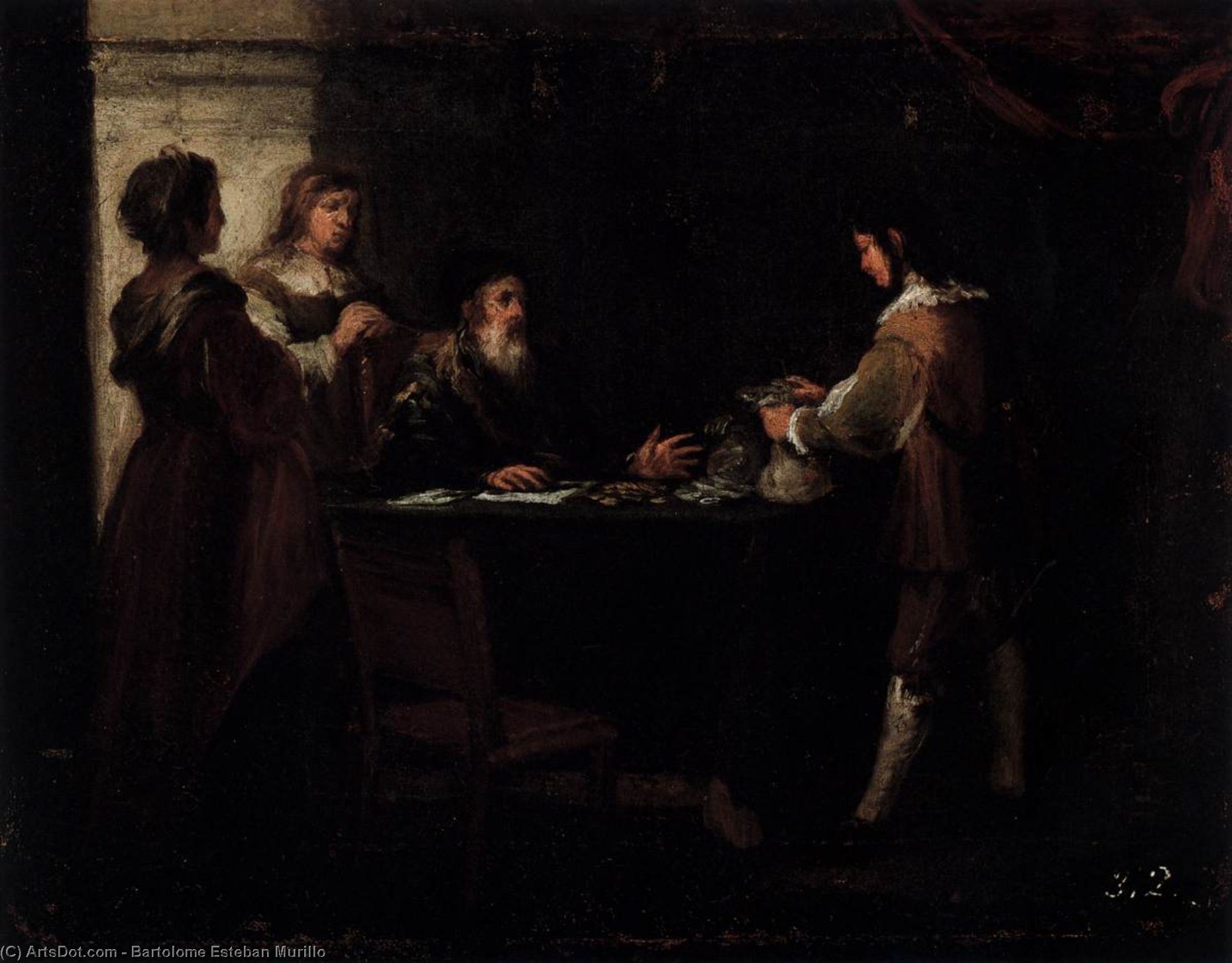 The Prodigal Son Receives His Rightful Inheritance — Bartolomé Esteban Murillo