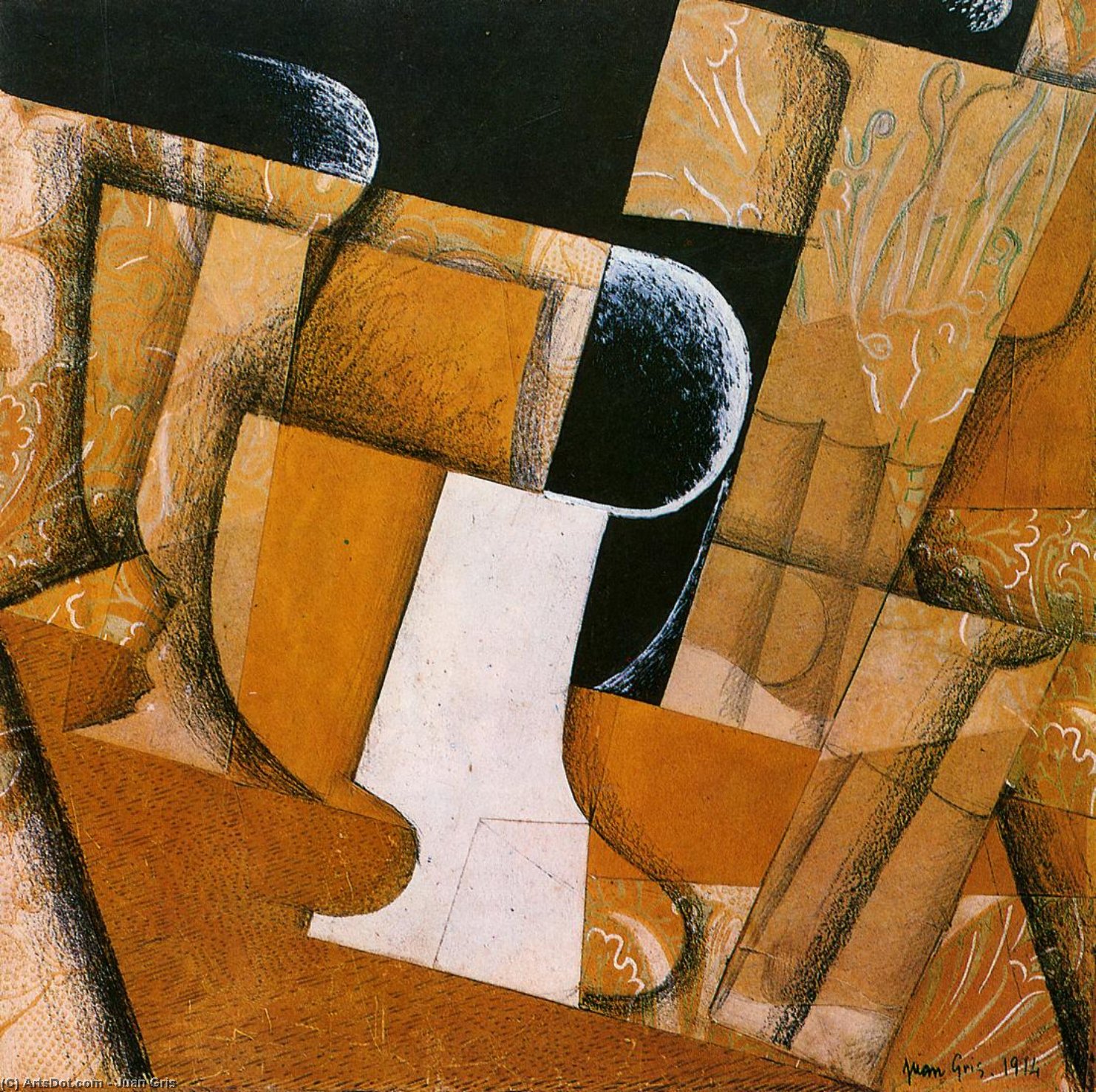 The Glass (also Known As The Fruit Bowl) — Juan Gris