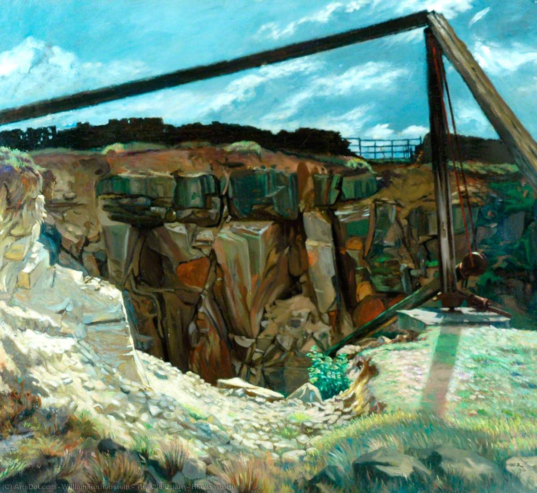 The Old Quarry, Hawksworth — Sir William Rothenstein