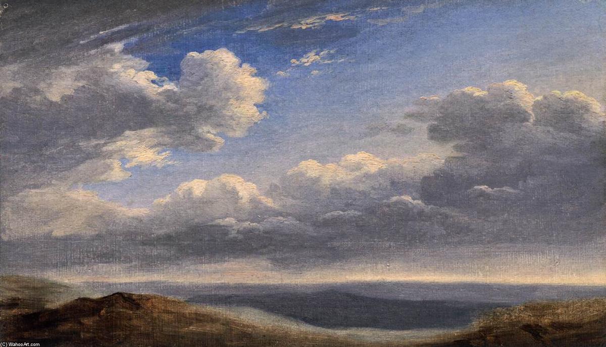 Study Of Clouds Over The Roman Campagna — Pierre-henri De Valenciennes