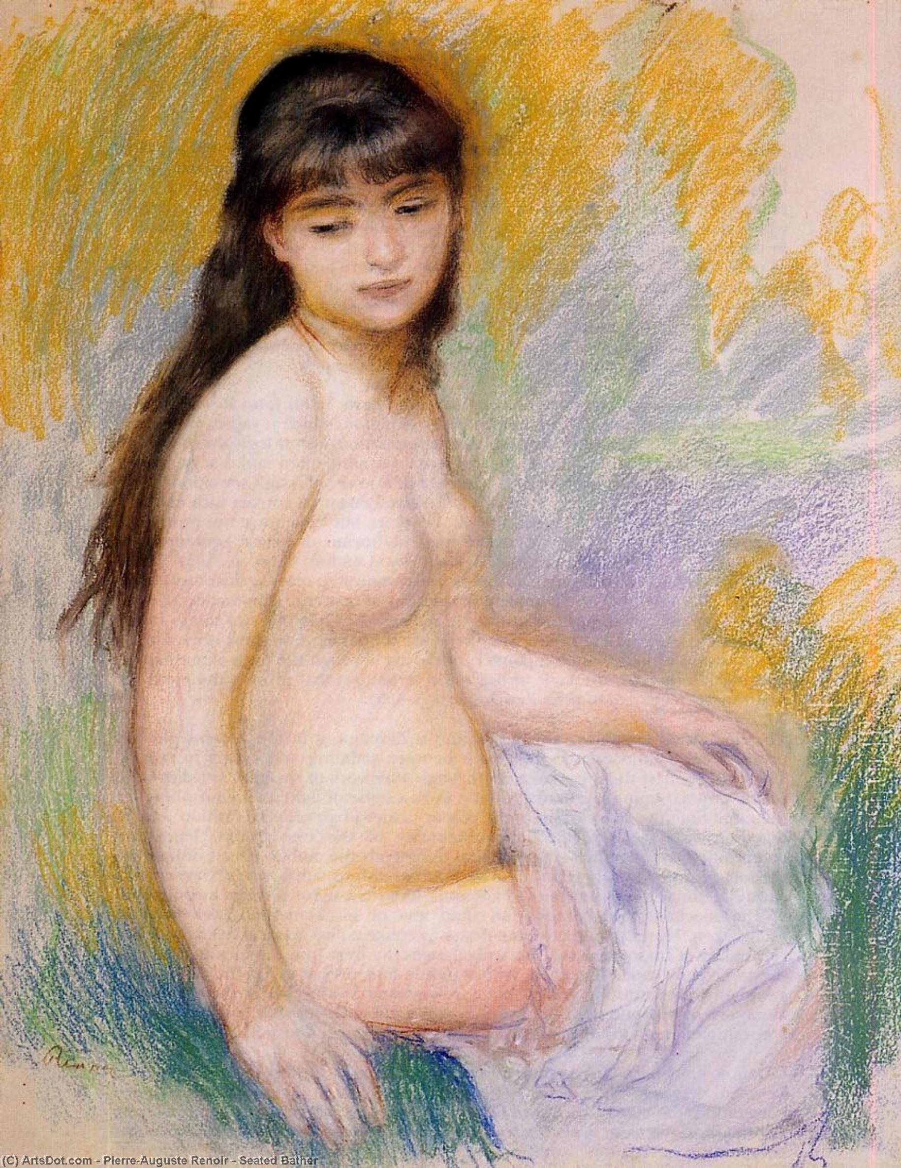 Seated Bather — Pierre-auguste Renoir