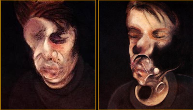 Two Studies For Self-portrait — Francis Bacon