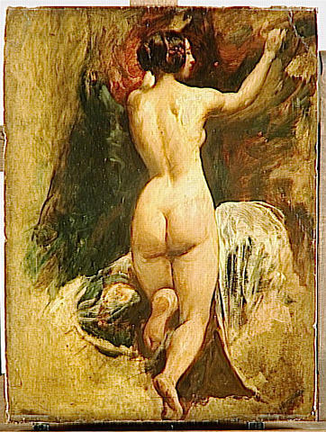 Femme Nue Vue De Dos — William Etty