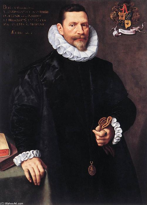 Portrait Of Petrus Ricardus — Frans The Younger Pourbus