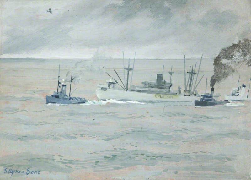 Bringing In A Casualty — Stephen Bone