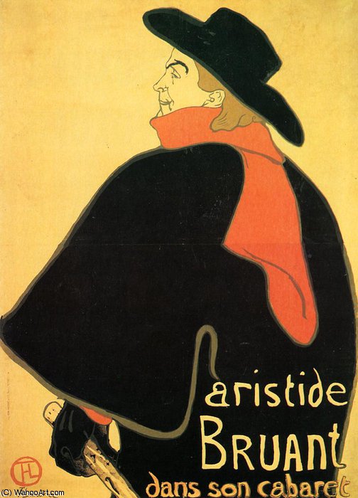 Aristede Bruand At His Cabaret — Henri De Toulouse-lautrec
