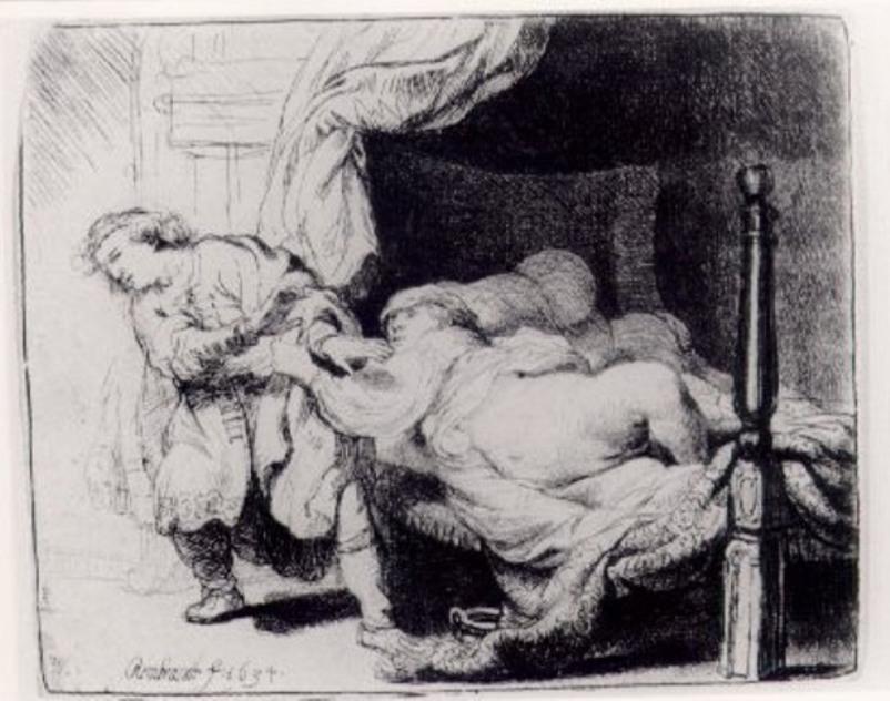 Joseph Und Potiphar’s Frau — Rembrandt Van Rijn