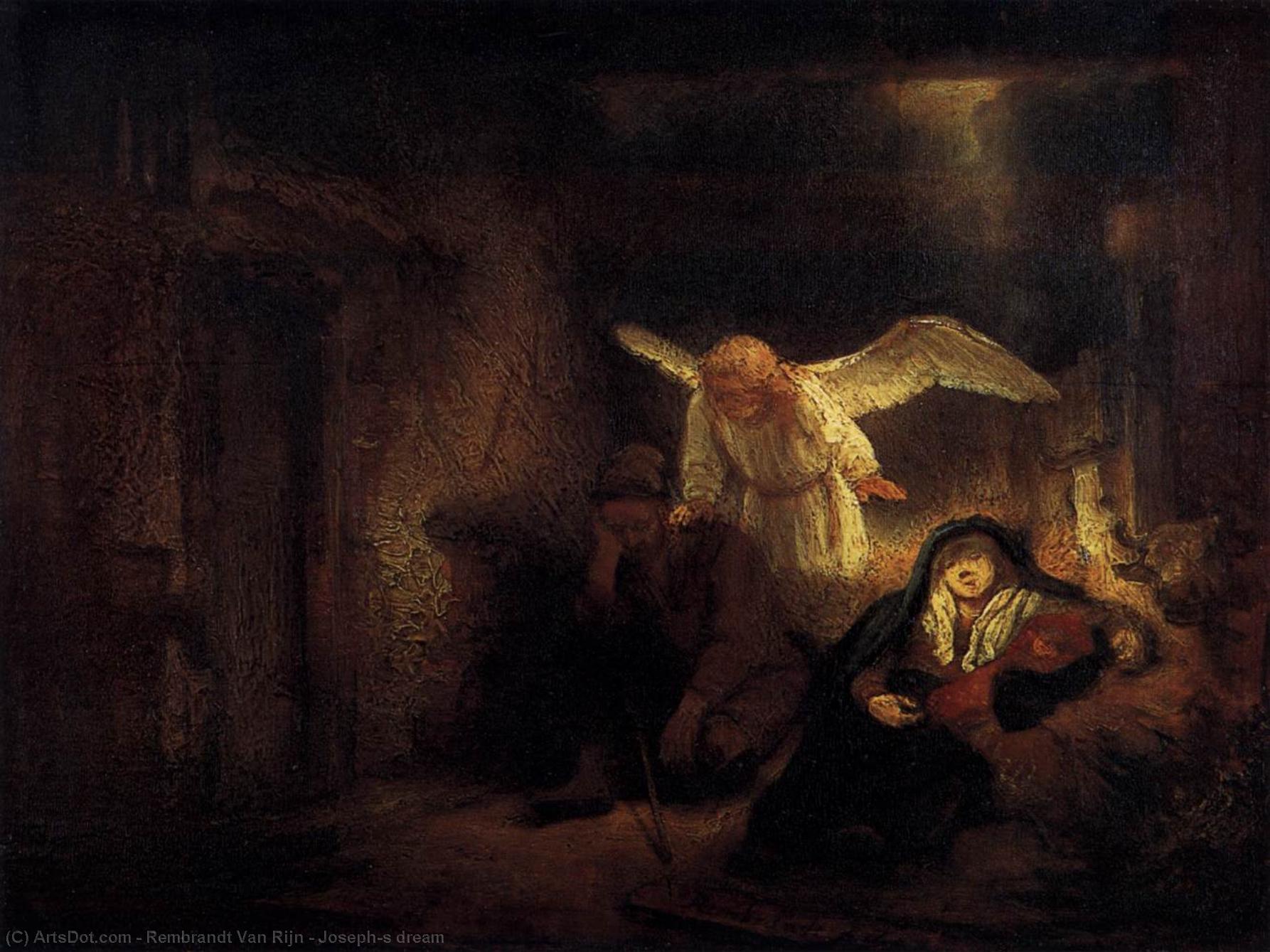 Joseph's Dream — Rembrandt Van Rijn