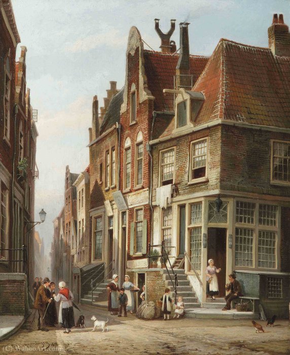 The Jewish Quarter, Amsterdam — Pieter Cornelis Dommerson