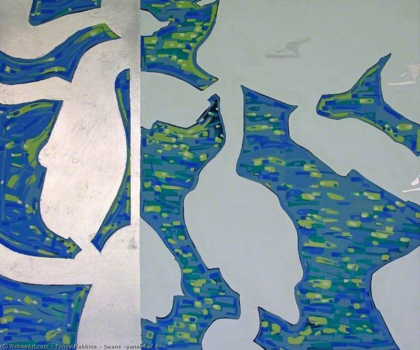 Swans (panel 4 Of 4) — Penny Robbins