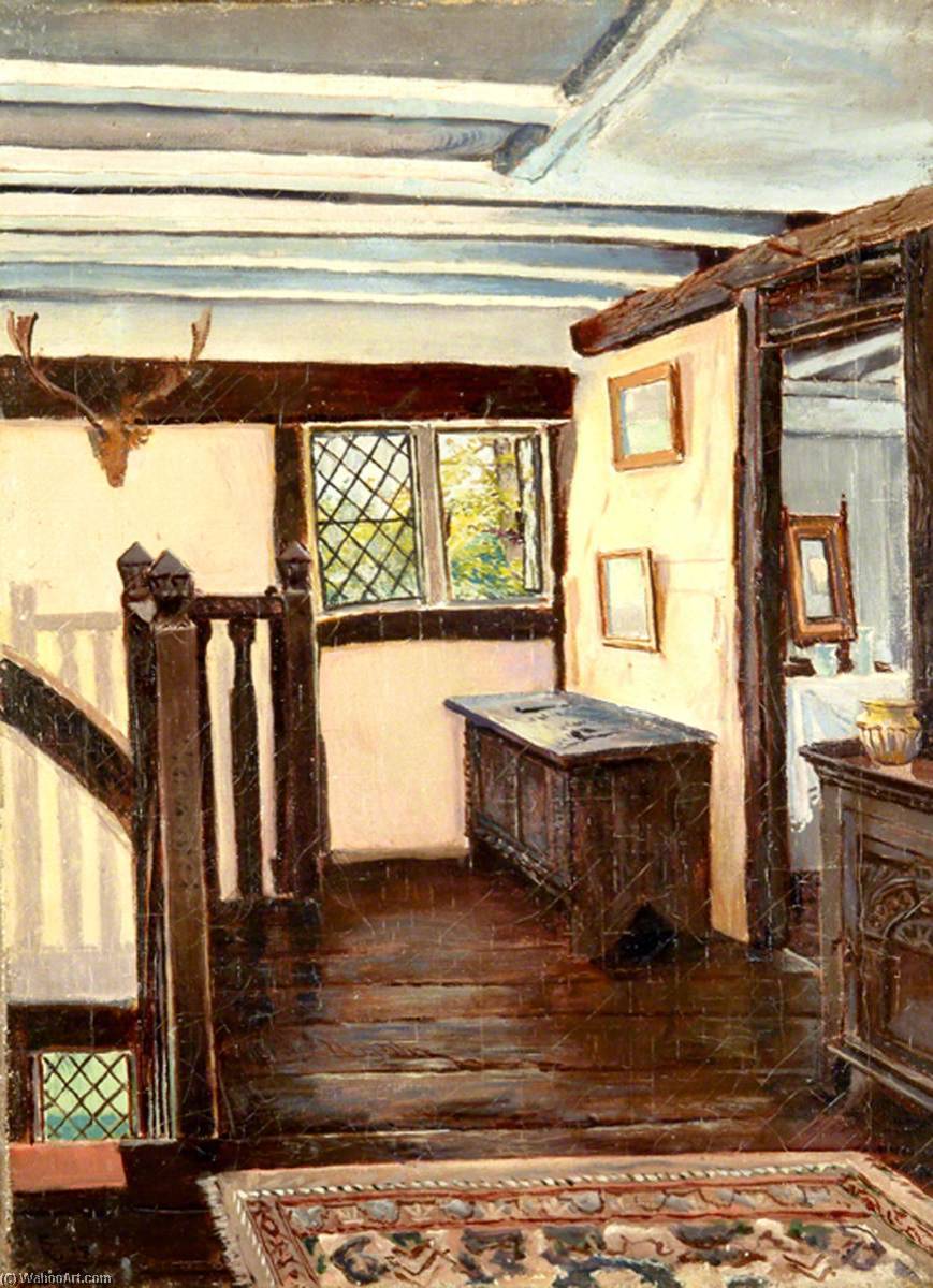 Pollingfold, Abinger, Surrey (view Of A Landing) — Ernest C Christie
