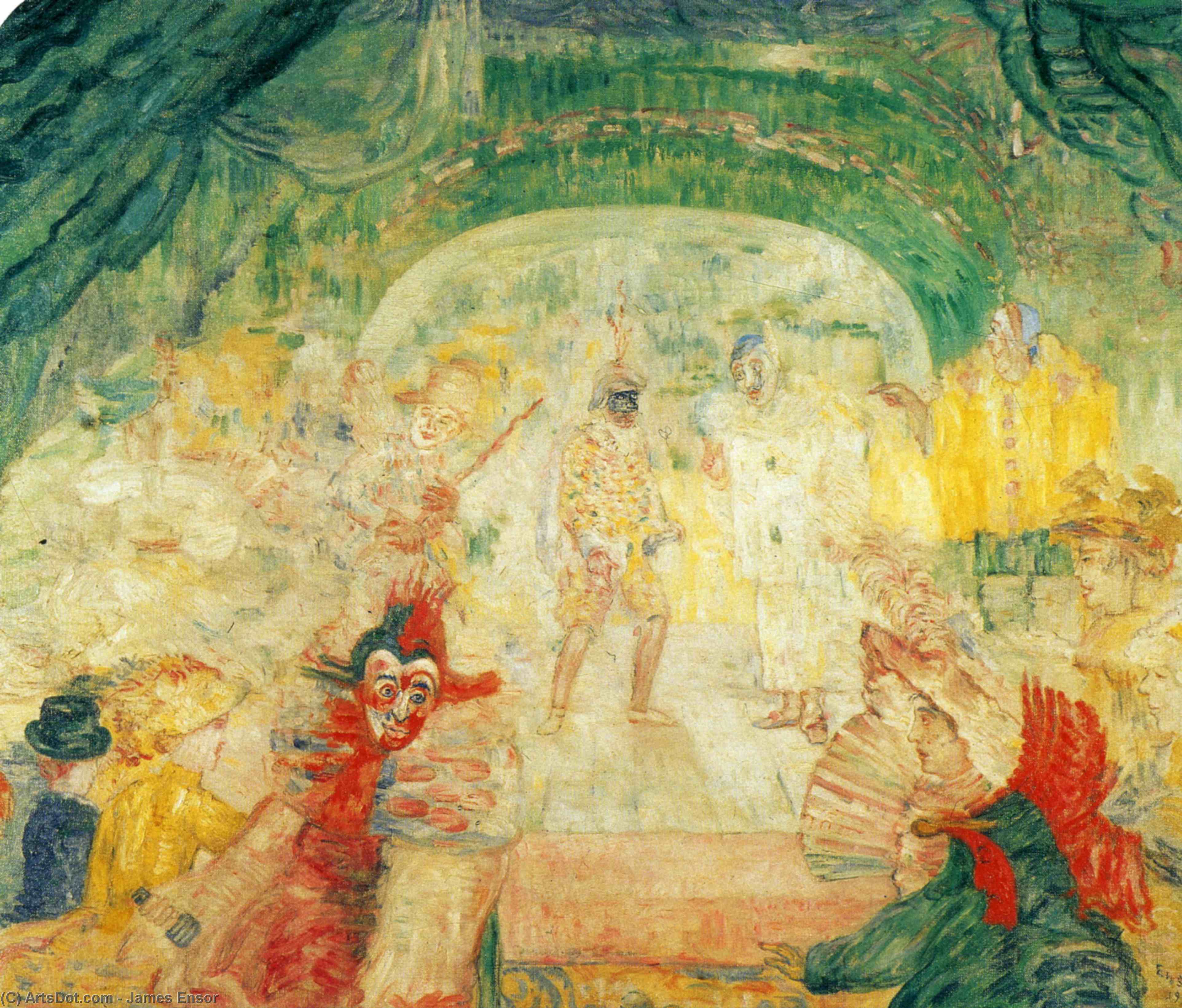 Das Theater Der Masken — James Ensor