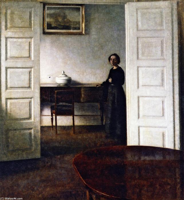 Interior, Bredgade — Vilhelm (hammershøi)hammershoi