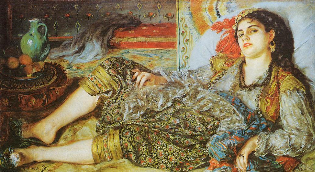 Odalisque (also Known As An Algerian Woman) — Pierre-auguste Renoir