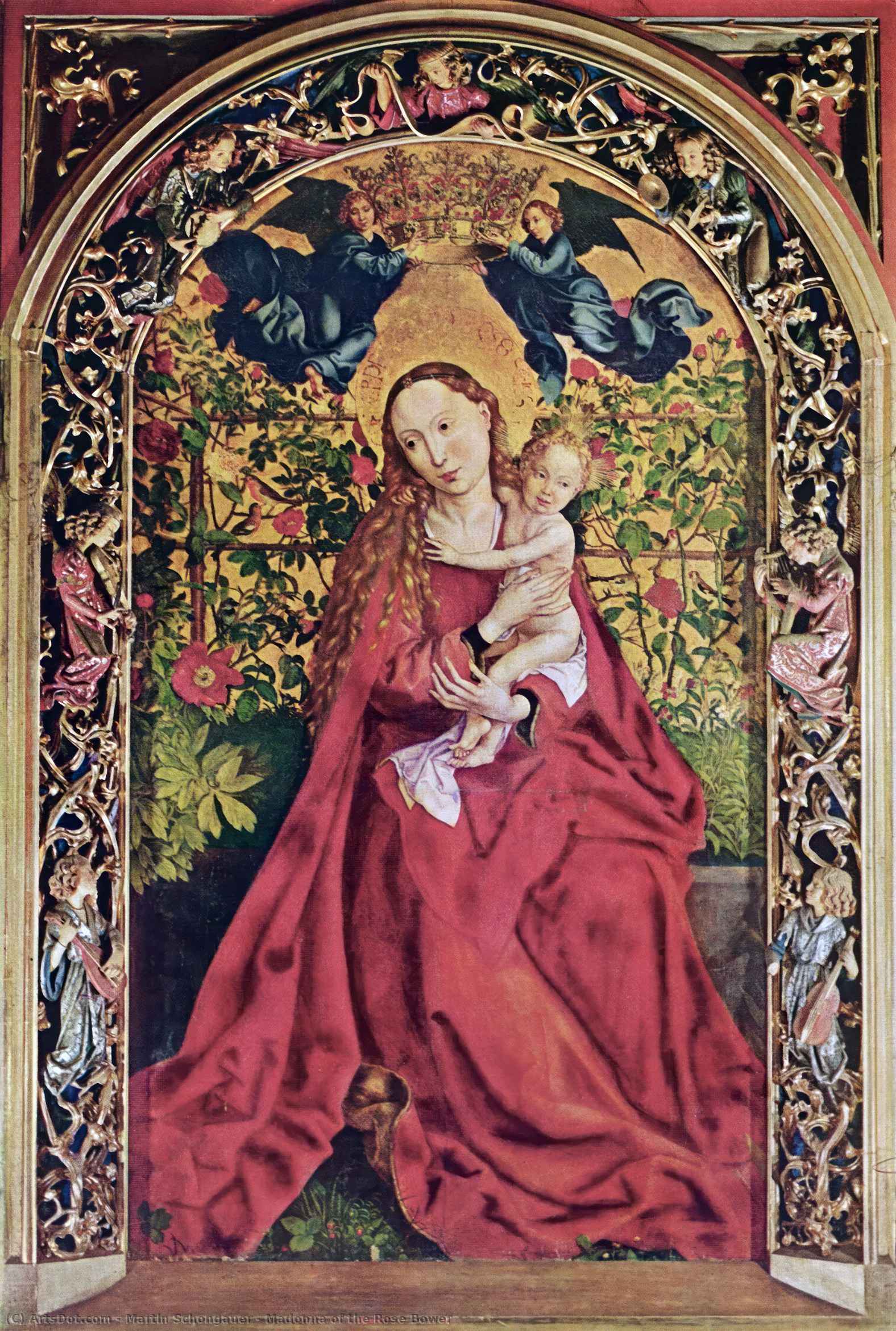 Madonna Of The Rose Bower — Martin Schongauer