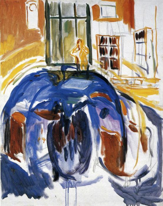 Self-portrait During Eye Disease Ii. — Edvard Munch
