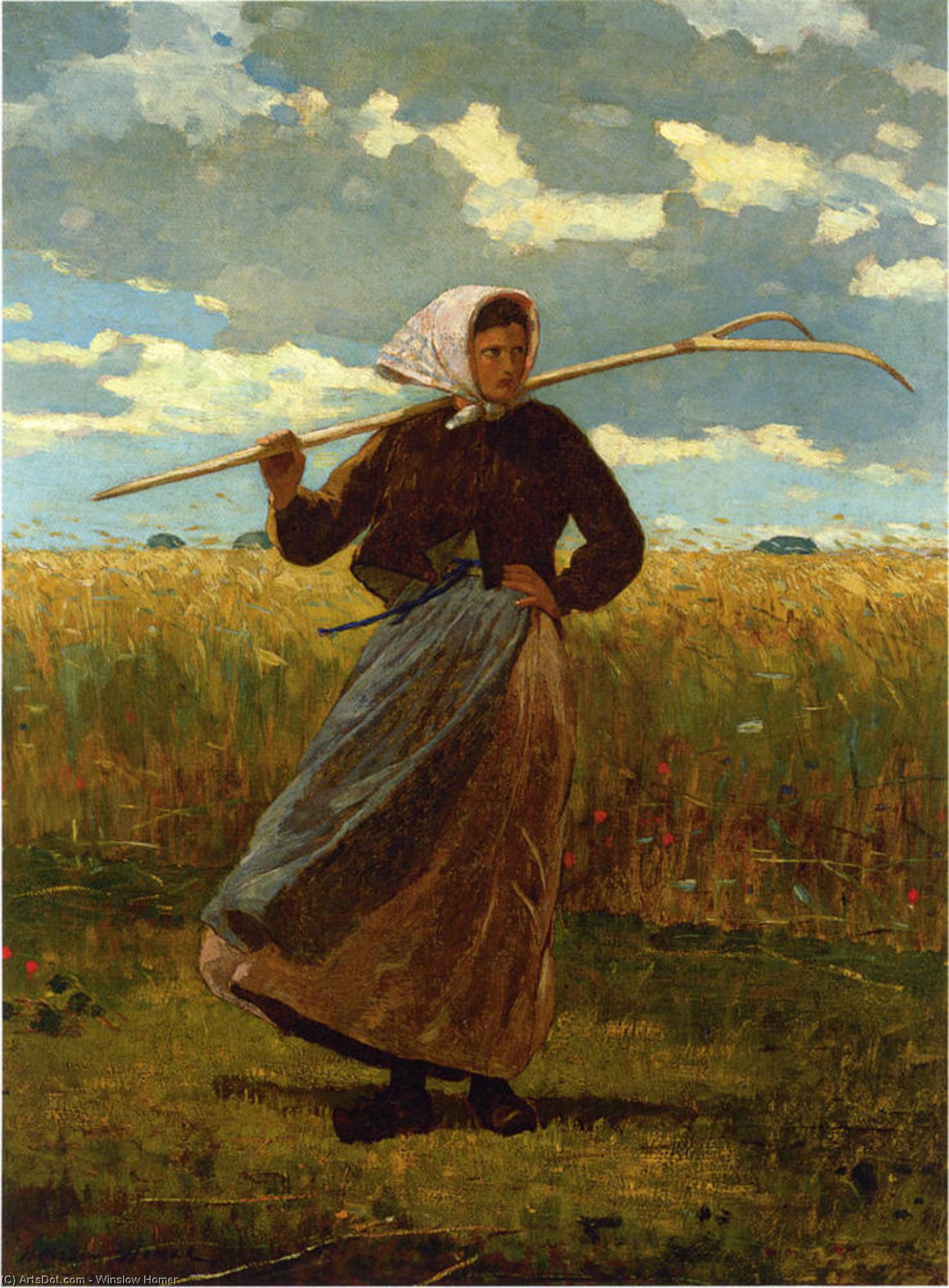 The Return Of The Gleaner — Winslow Homer