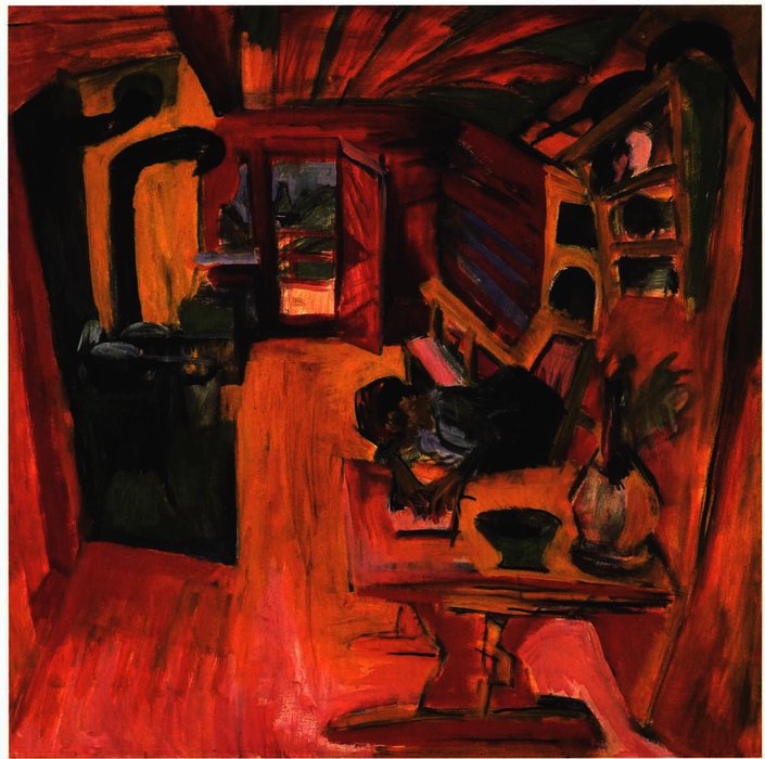 Kitchen In An Alpine Hut — Ernst Ludwig Kirchner
