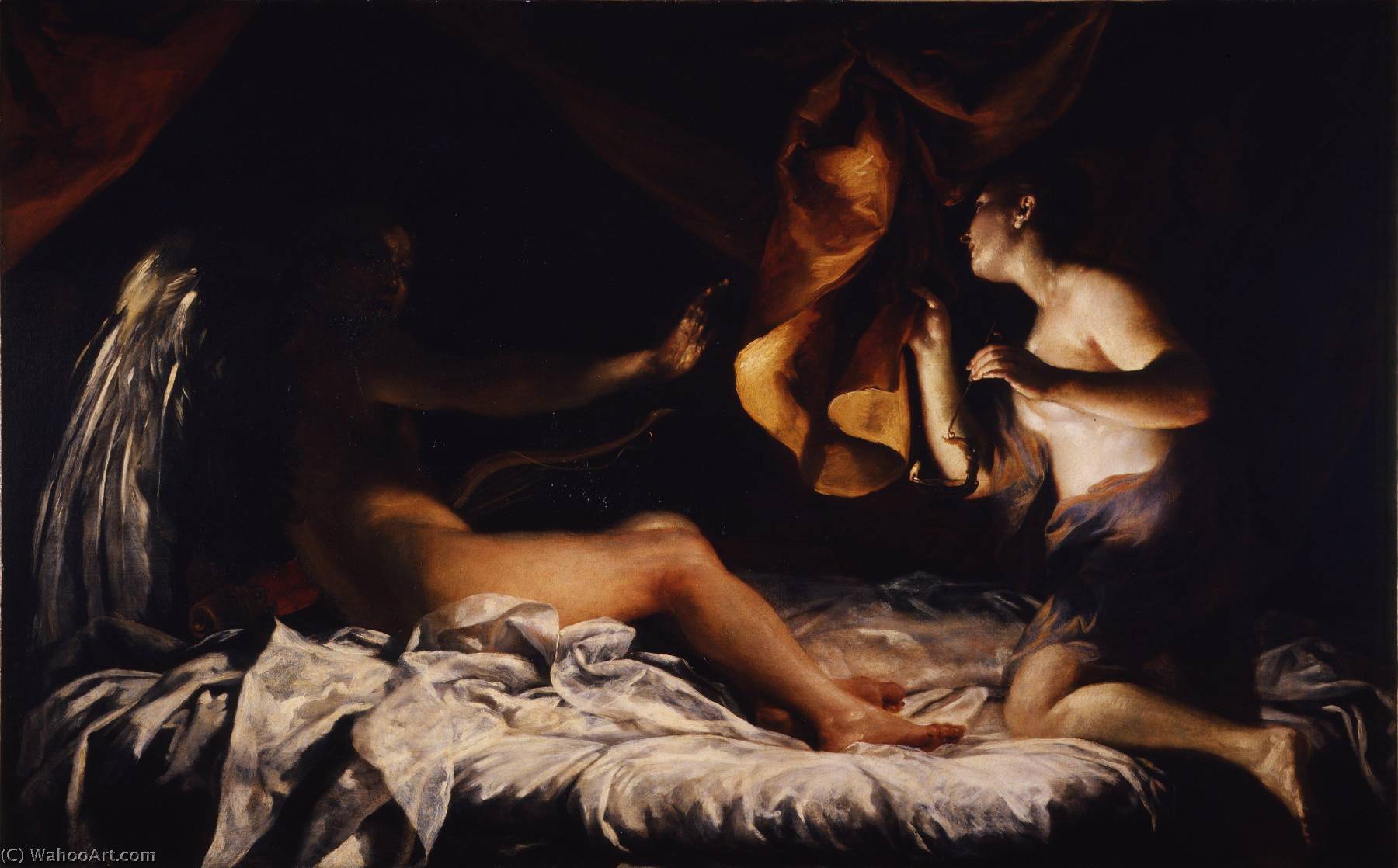 Italian Amore E Psiche Cupid And Psyche — Giuseppe Maria Crespi