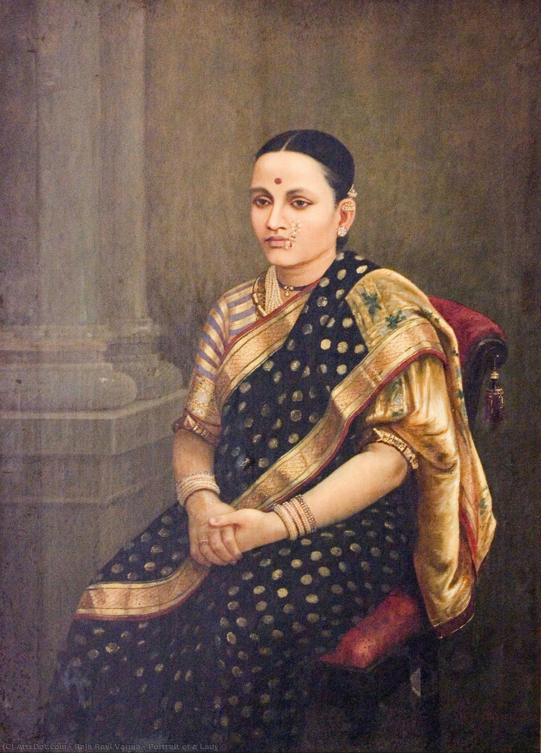 Portrait Of A Lady — Raja Ravi Varma