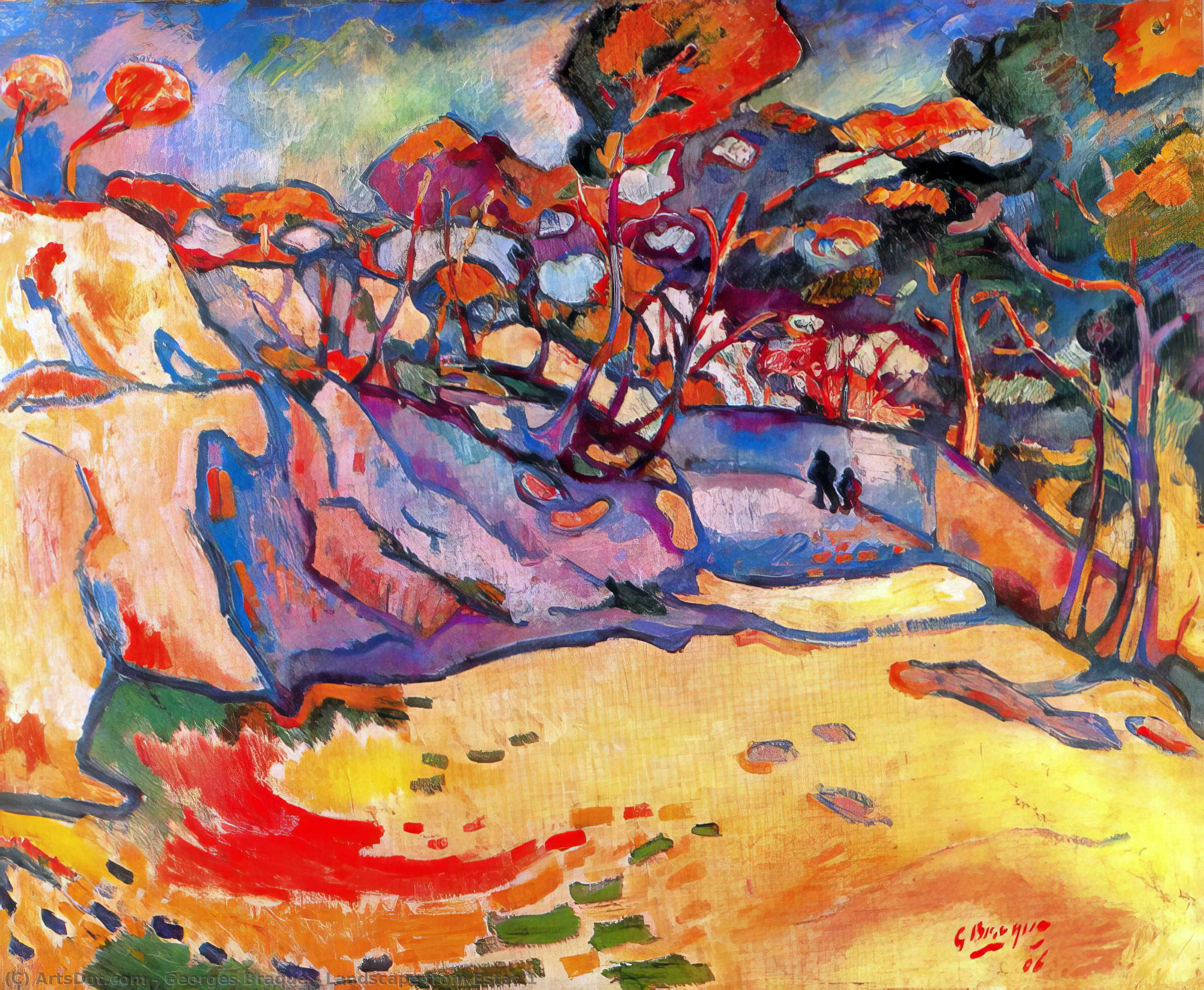 Landscape From Estac 1 — Georges Braque