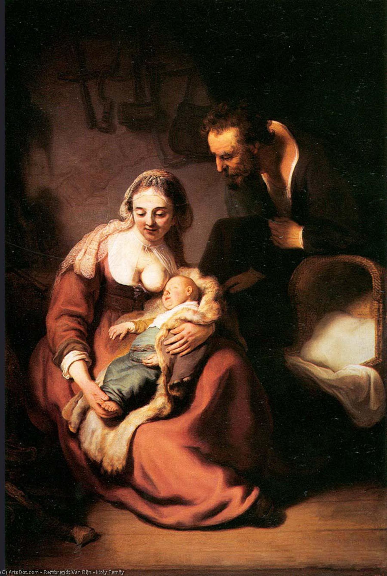 Holy Family — Rembrandt Van Rijn