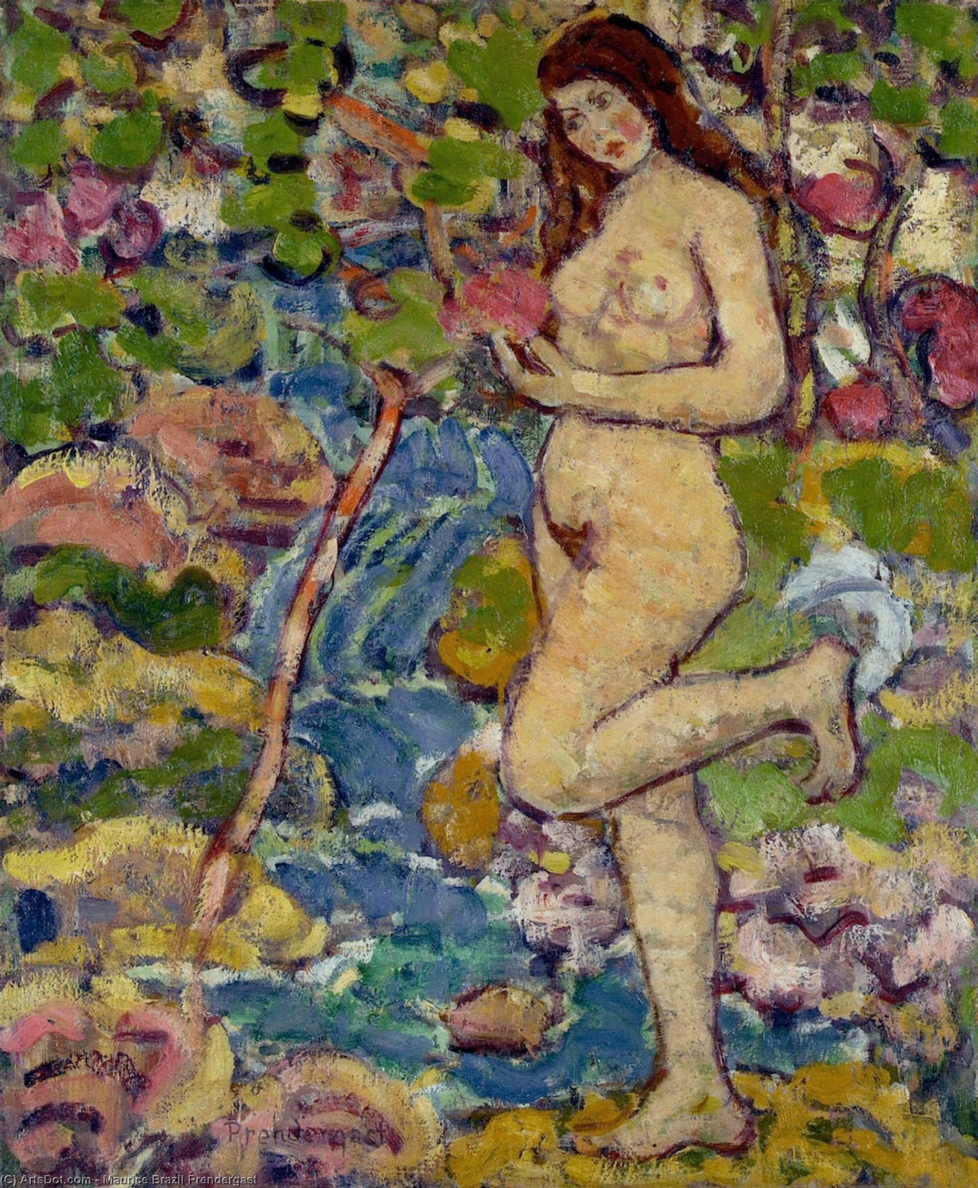 Waterfall — Maurice Brazil Prendergast