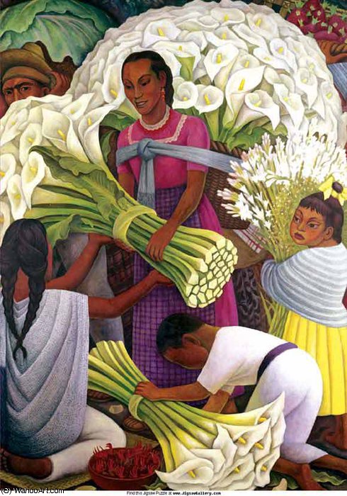 The Flower Seller — Diego Rivera
