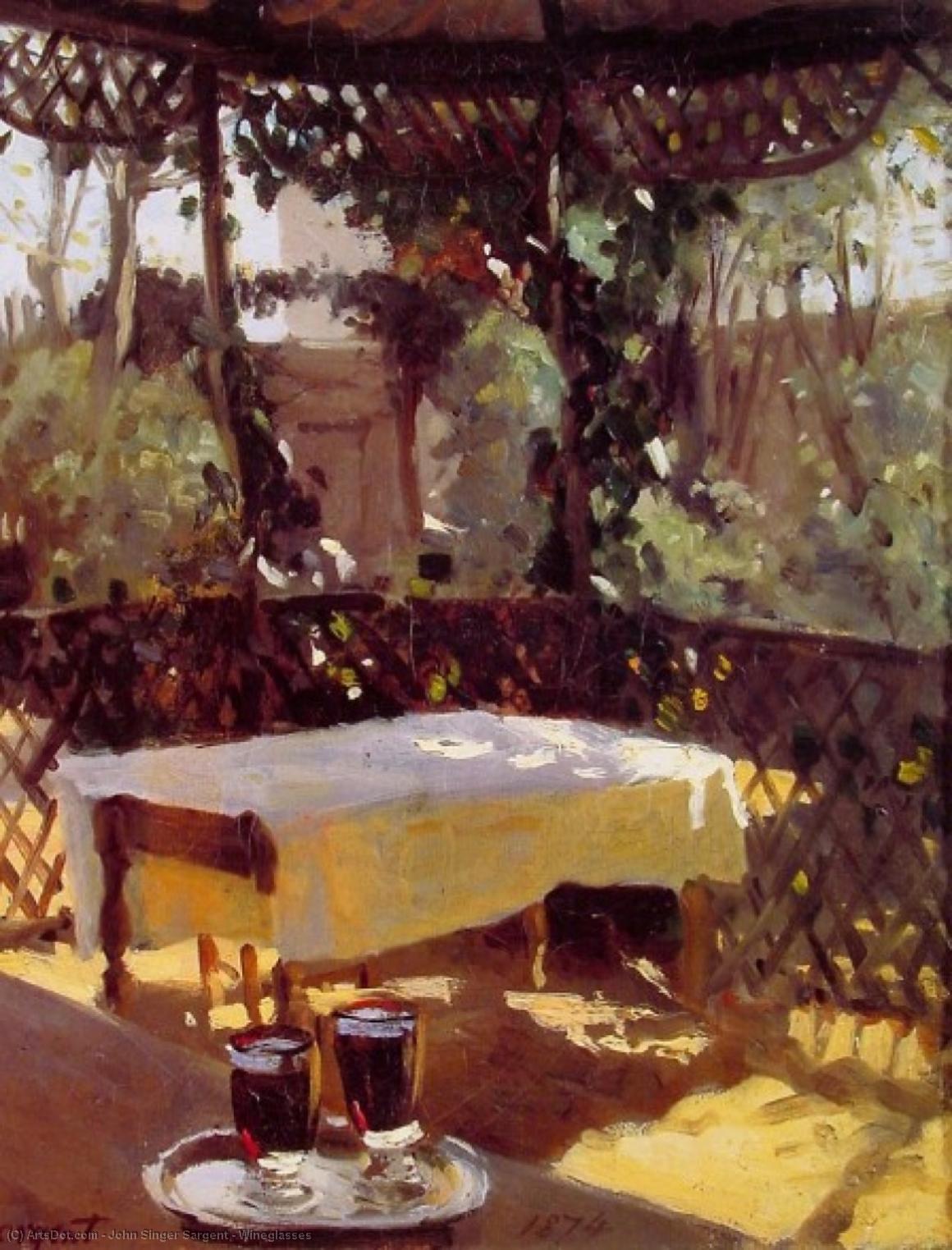 Wineglasses — John Singer Sargent