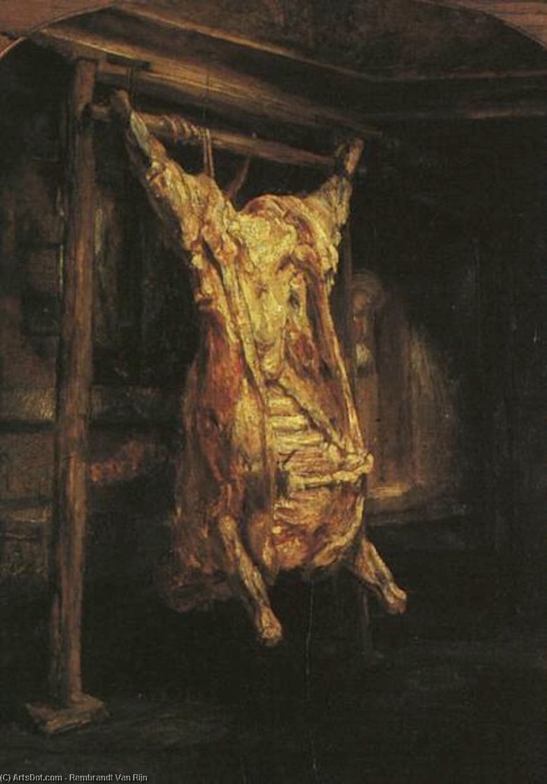 Der Zerpflückte Ochse Louvre — Rembrandt Van Rijn