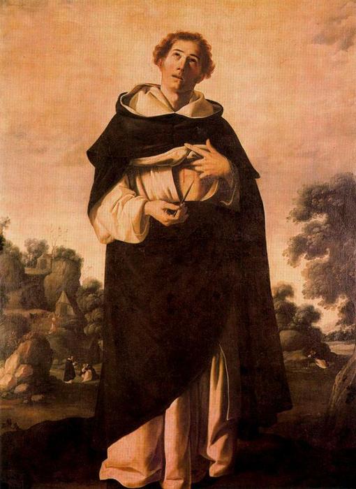 La Bendición De Enrique Suso — Francisco De Zurbarán