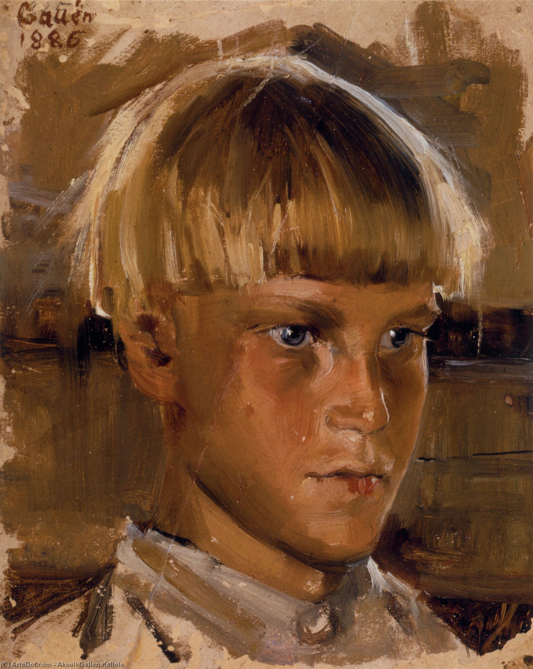 Orphan Boy — Akseli Gallen-kallela