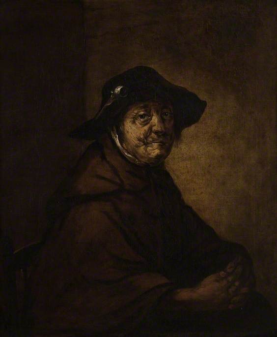 The Old Match Woman — Thomas Barker