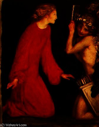 Cupid's Mirror — Robert Anning Bell