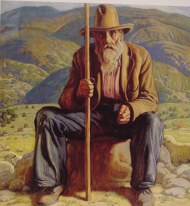 The Sheep Herder — Ernest Martin Hennings