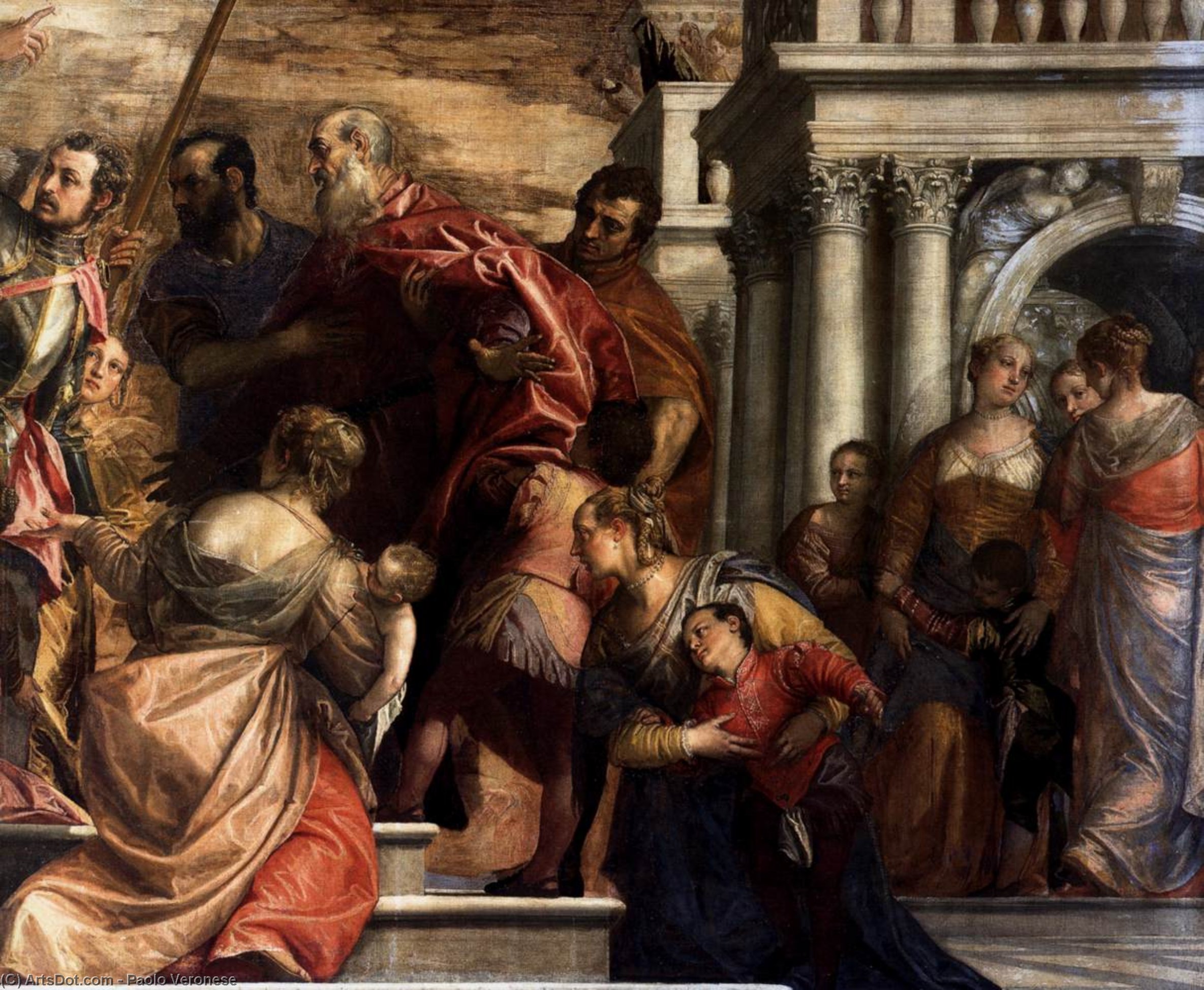 Sts Mark And Marcellinus Being Led To Martyrdom (detail) — Paolo Veronese