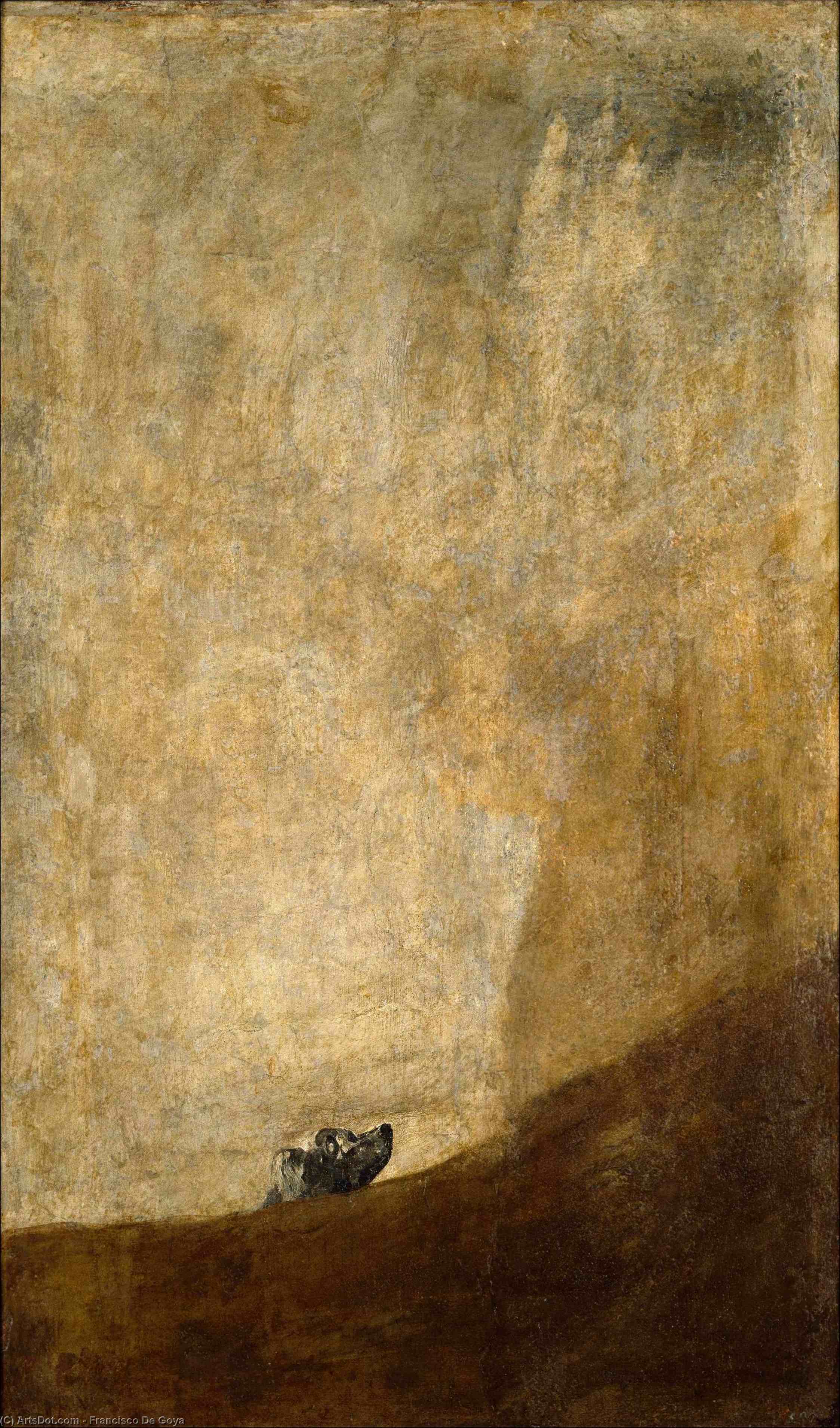 Dog — Francisco José De Goya Y Lucientes